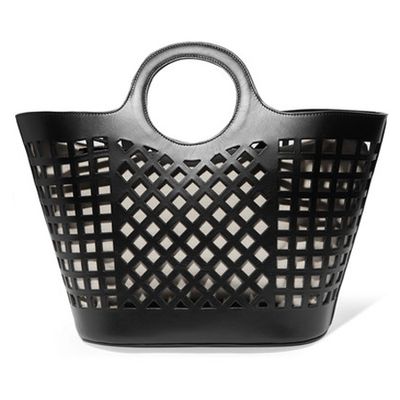 Cutout Leather Tote from Hereu