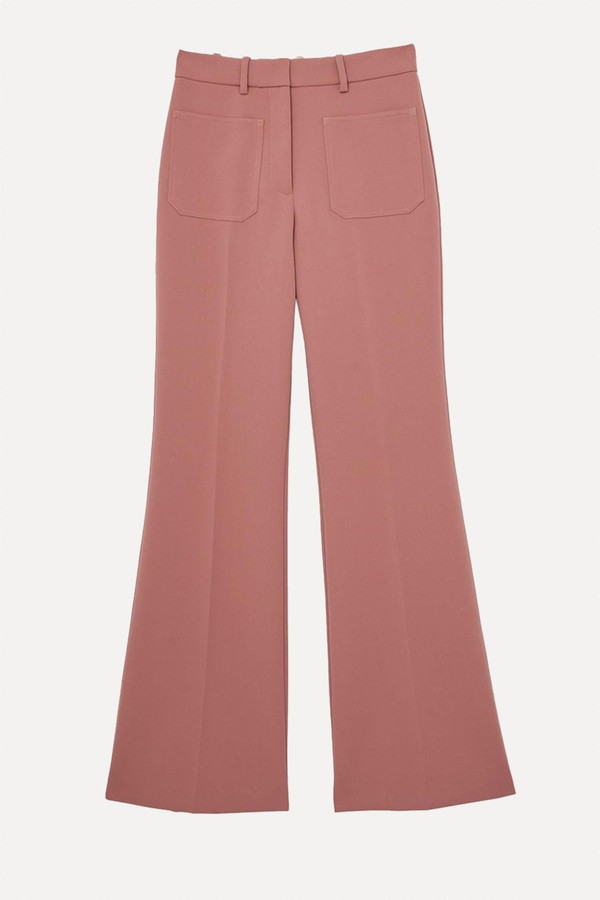 Petite Priya Flared Trousers from  Reiss