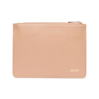 Sienna Pouch Desert Taupe Rose Gold