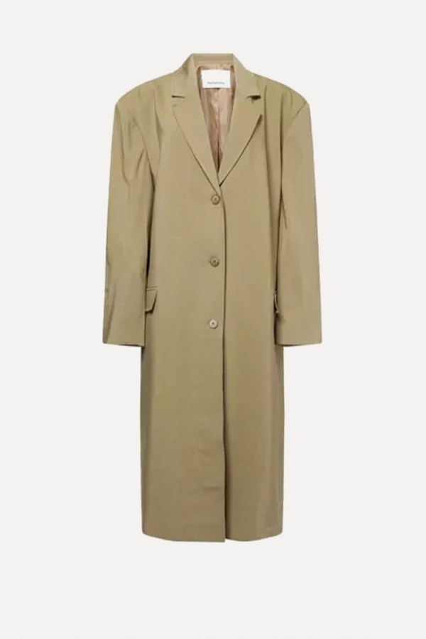 Tribeca Long Woven Coat from The Frankie Shop
