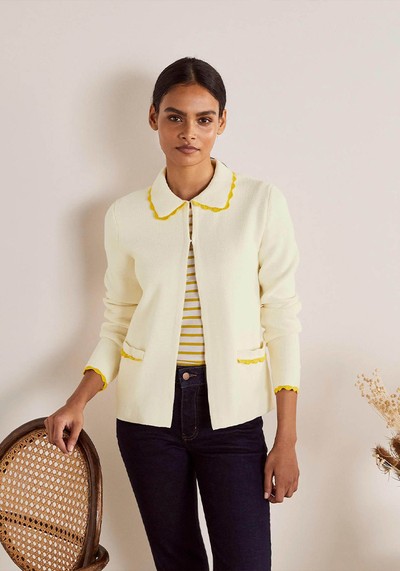 Carlisle Scallop Cardigan, £95 | Boden