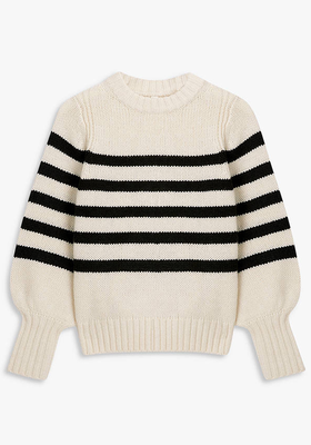 Rachel Stripe Round Neck Jumper from And/Or