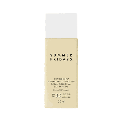 Shadedrops Broad Spectrum SPF 30 Mineral Milk Sunscreen from Summer Fridays