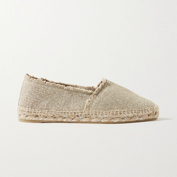 Kito Metallic Canvas Espadrilles from Castañer