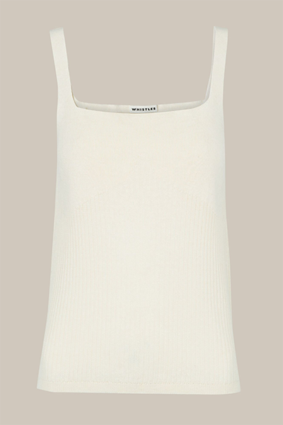 Mixed Rib Tank Top from Whistles