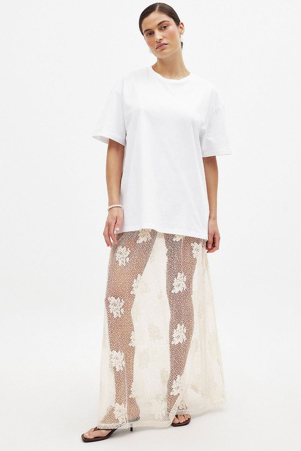Flowy Maxi Crochet Skirt from NA-KD
