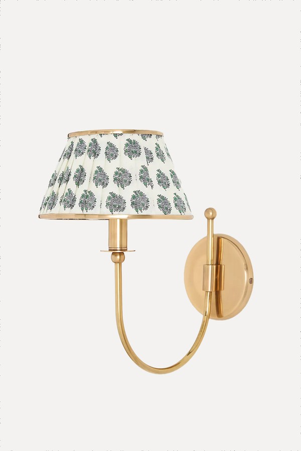 Lee Shaded Brass Wall Light from Anthropologie