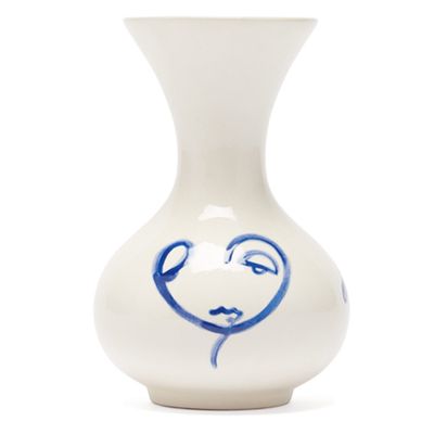 Moody Face Vase