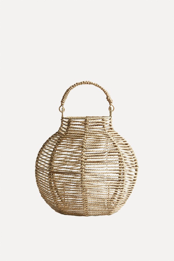 Seagrass Candle Lantern