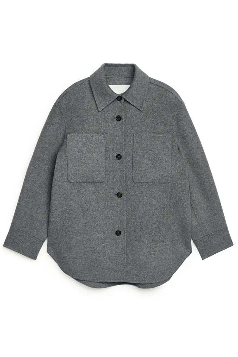 Relaxed Wool Overshirt  from ARKET