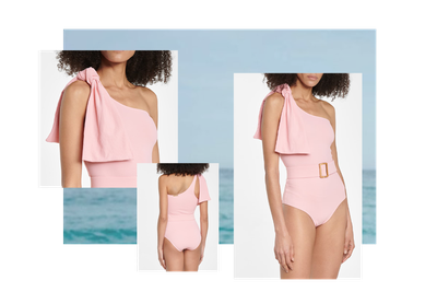 Mira One-Shoulder Swimsuit, £205 | Alexandra Miro