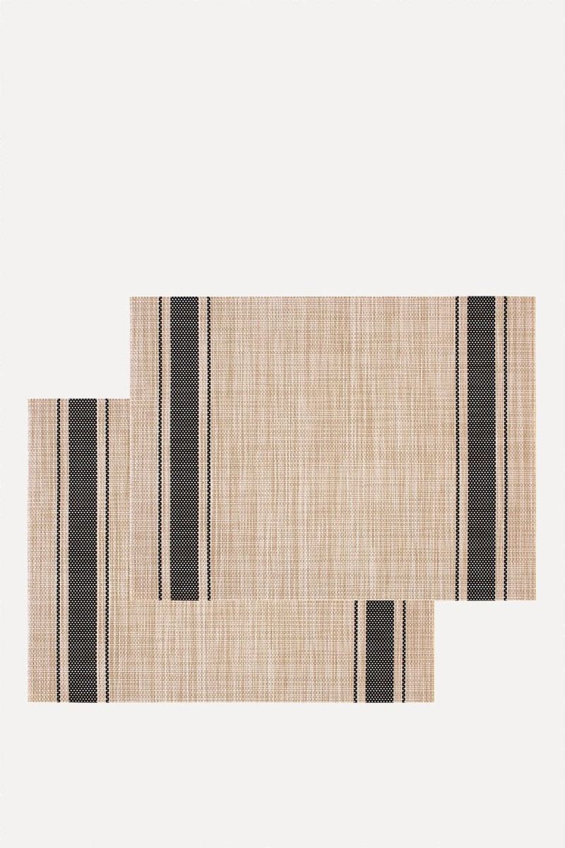 Set Of 2 Rectangle Stripe Placemats from F&F Home