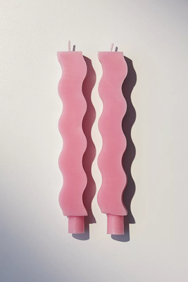Wavy Taper Candle 2-Pack from Urban Outfitters