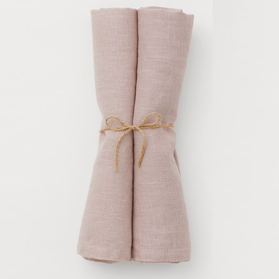 2 Pack Linen Napkins from H&M