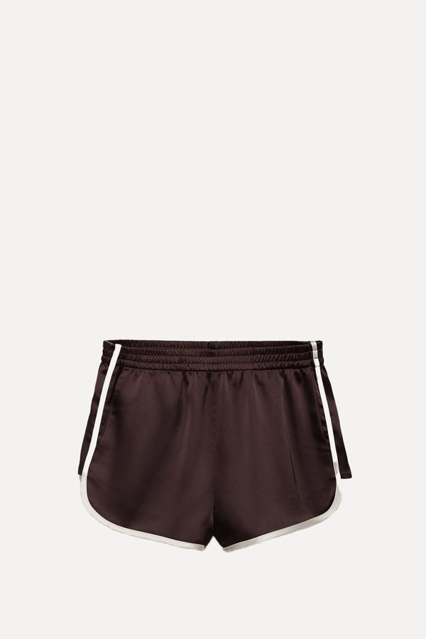 Shorts With Contrasting Trim from Mango