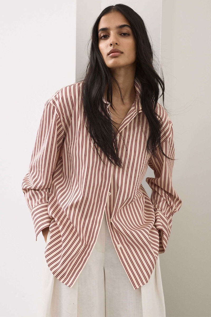 Pure Cotton Striped Shirt