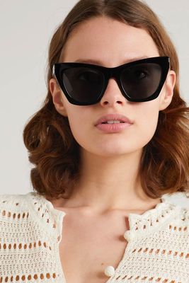 Kate Cat-Eye Acetate Sunglasses from Saint Laurent