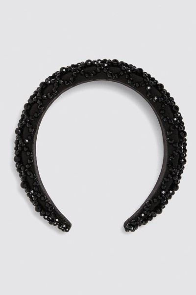 Padded Rhinestone Headband from Zara