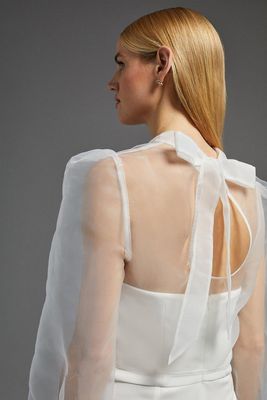 Organza Bow Back High Neck Top, £47.20 (was £59)