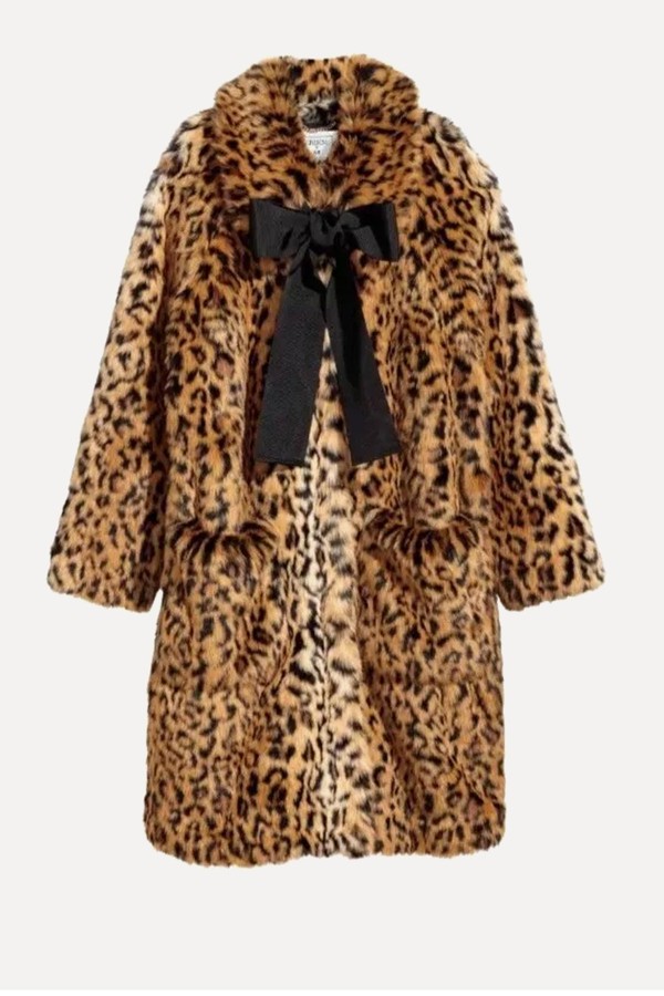 Faux Fur Leopard Coat from H&M X Erdem