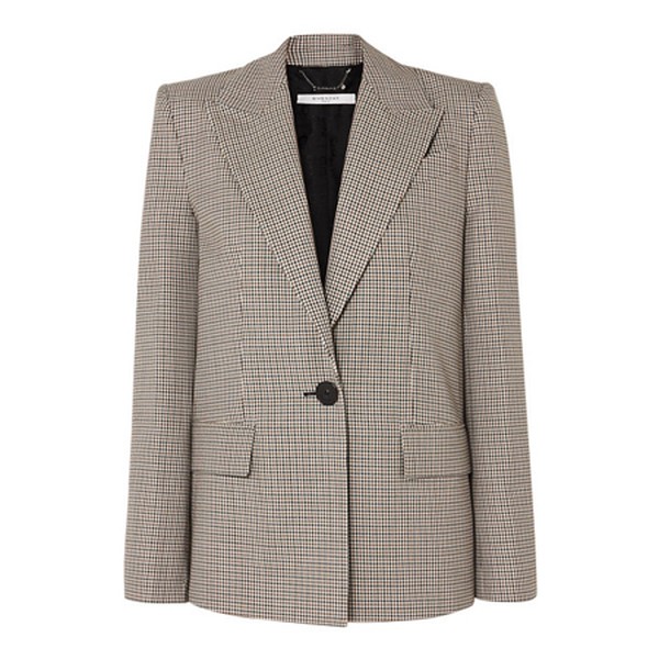 Double-Breasted Checked Wool Blazer from Givenchy