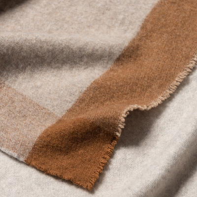 Alva Border Duo Cashmere Blanket from Begg x Co