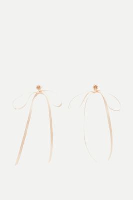 Bow Ribbon Stud Earrings from Simone Rocha