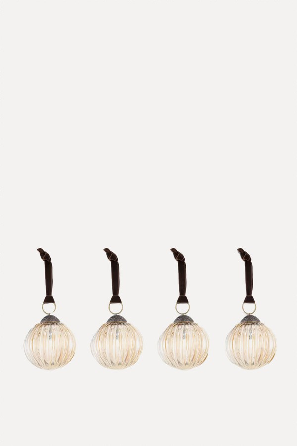 Set Of 4 Betini Baubles from Nkuku