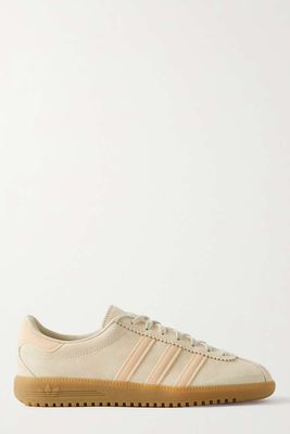 Bermuda Leather-Trimmed Suede Sneakers from Adidas Originals