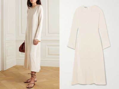 Benedicte Silk Midi Dress from La Collection
