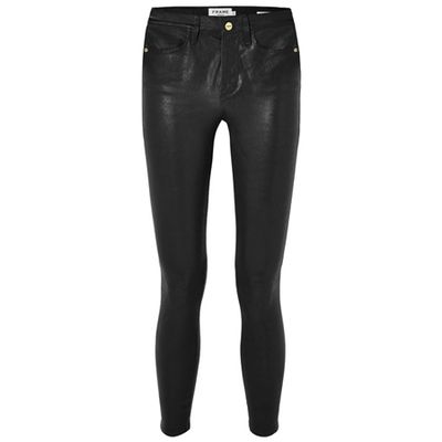 Le High Skinny Leather Pants from Frame