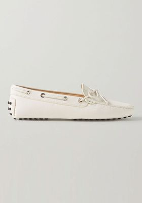 Gommino Textured-Leather Loafers from Tod's