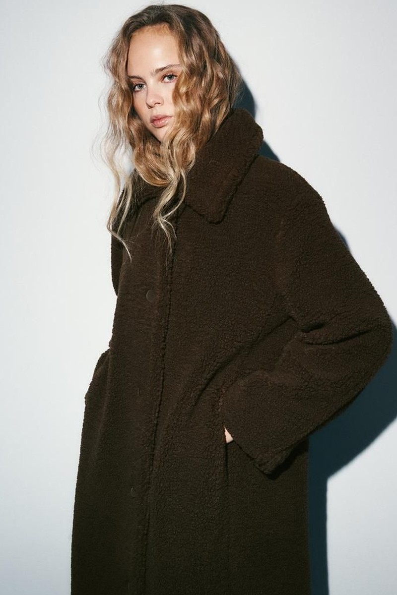 Faux Shearling Coat