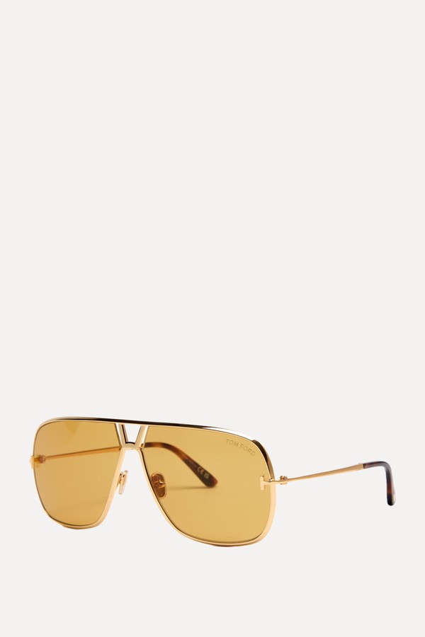 Stavros Aviator-Style Sunglasses from TOM FORD