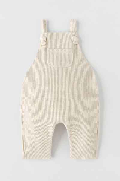 Waffle Texture Dungarees from Zara 