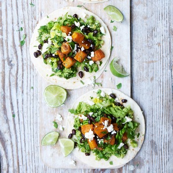 Black Bean & Butternut Squash Tacos