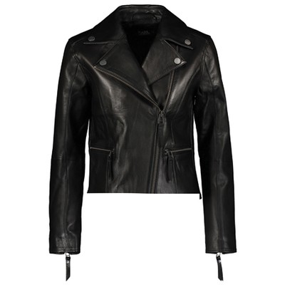 Black Leather Biker Jacket