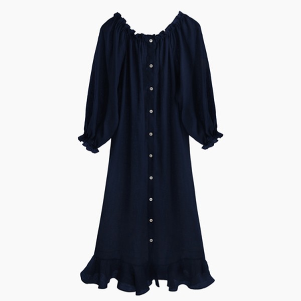Bosporus Navy Loungewear Dress from Sleeper