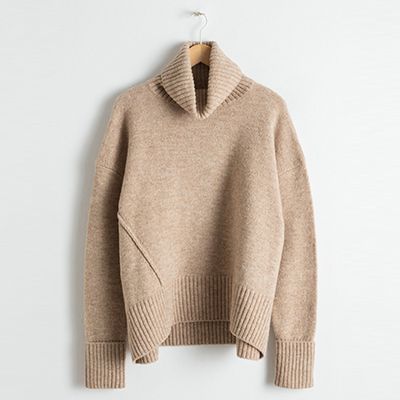 Wool Blend Turtleneck Sweater from & Other Stories 