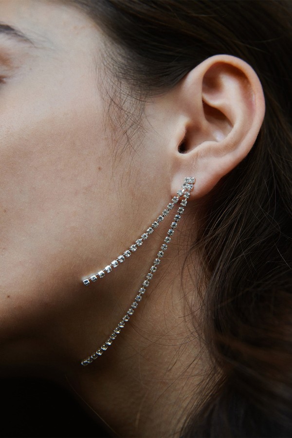 Rhinestone Earrings from H&M