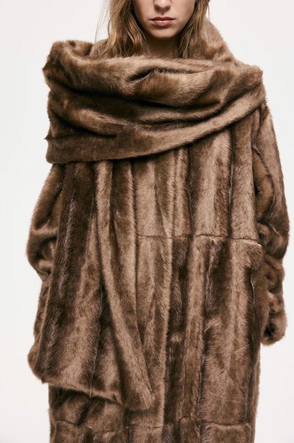 Scarf-Detail Coat from H&M