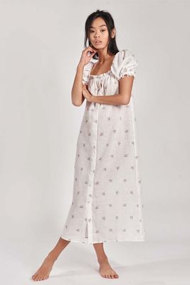 Brigitte Flower Print Maxi Dress from Sleeper