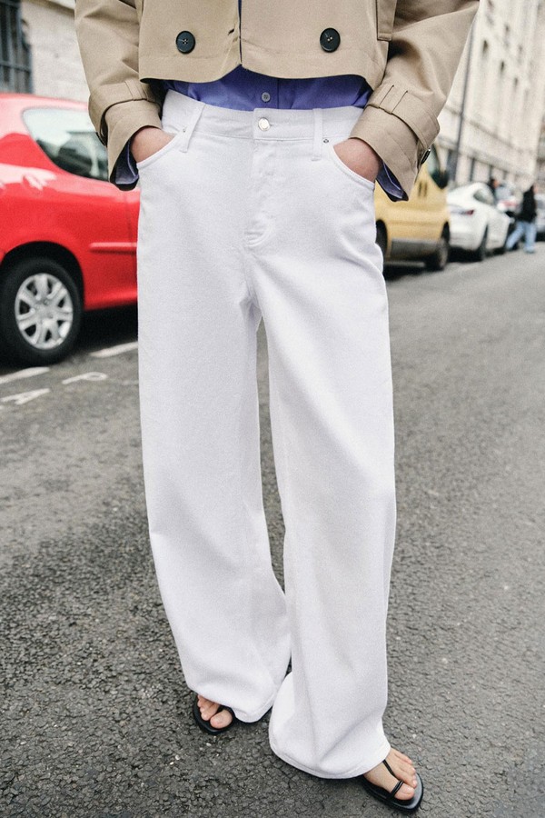 Z1975 Loose Wide-Leg Mid-Waist Jeans from Zara