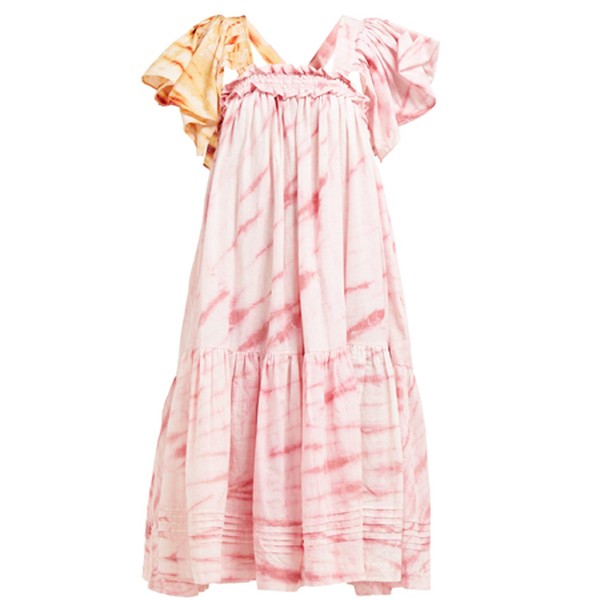 Aida Tie-Dye Organic-Cotton Dress from Story MFG