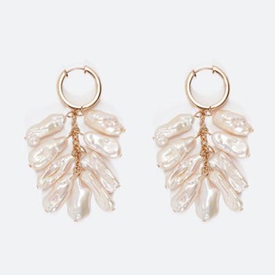 Pearl Earrings from Uterque