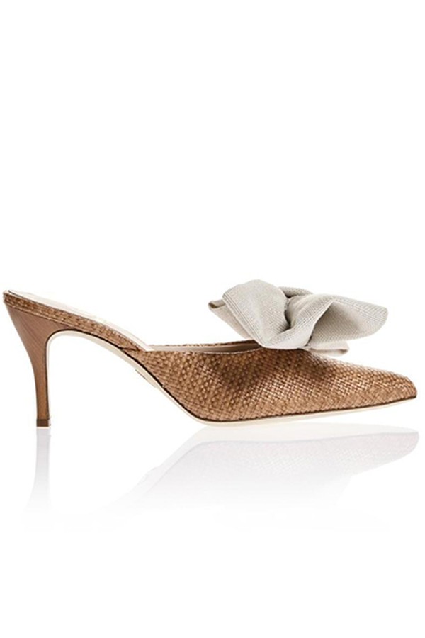 Stell Mule In Raffia from Brother Veillies
