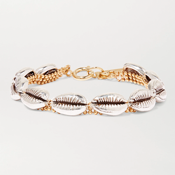New Pool Silver & Gold-Tone Bracelet from Isabel Marant