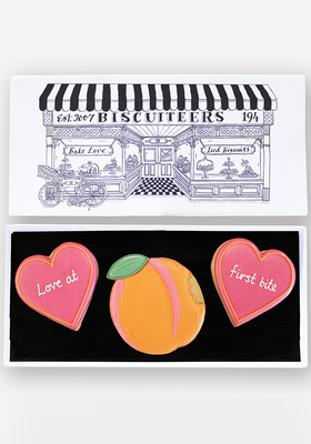 Love At First Bite Letterbox Biscuits from Biscuiteers