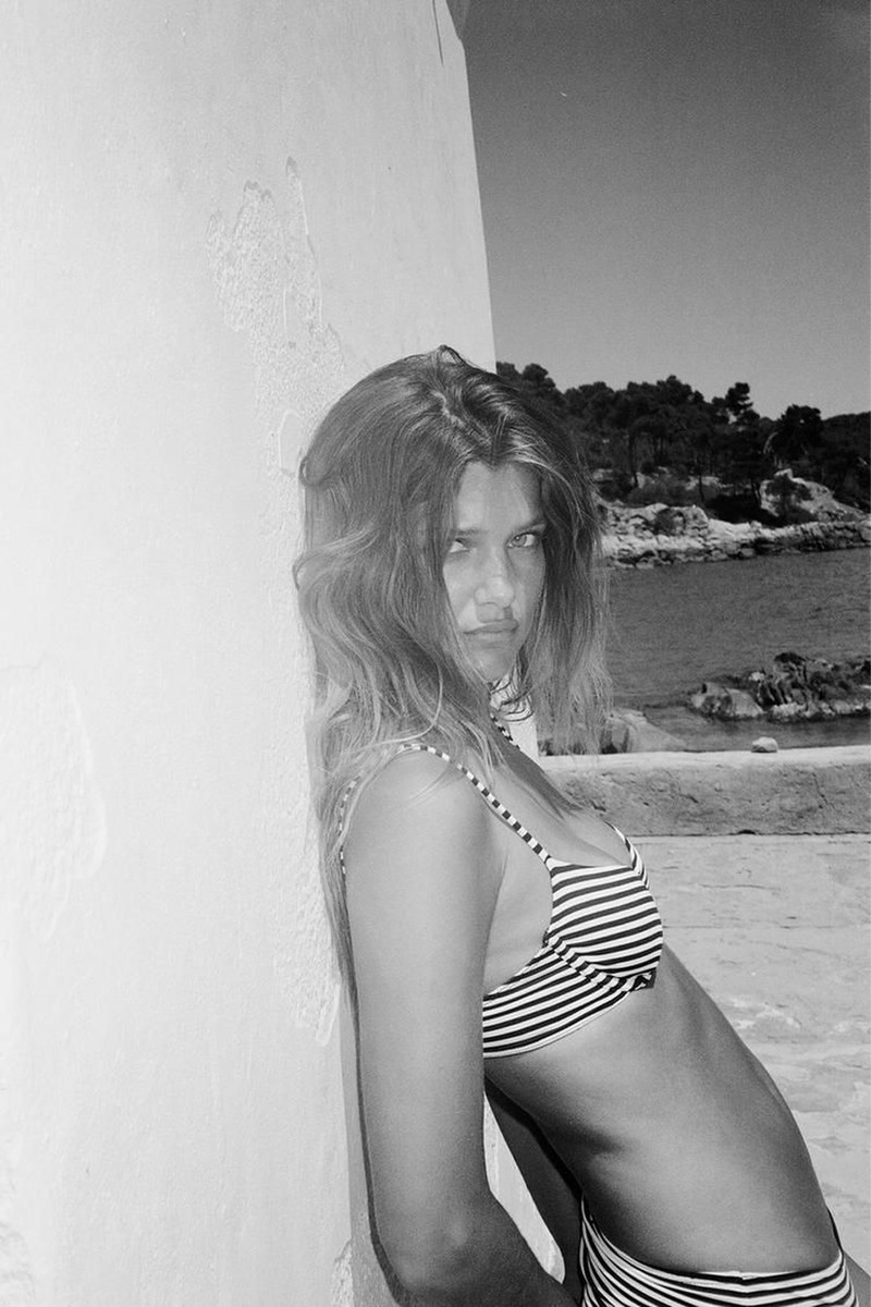 Striped Underwired Bikini Top