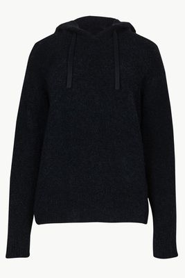 Textured Hooded Jumper from Marks and Spencer